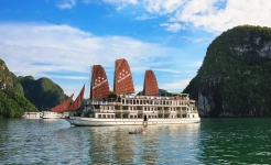 Victory star cruise Halong bay Vietnam